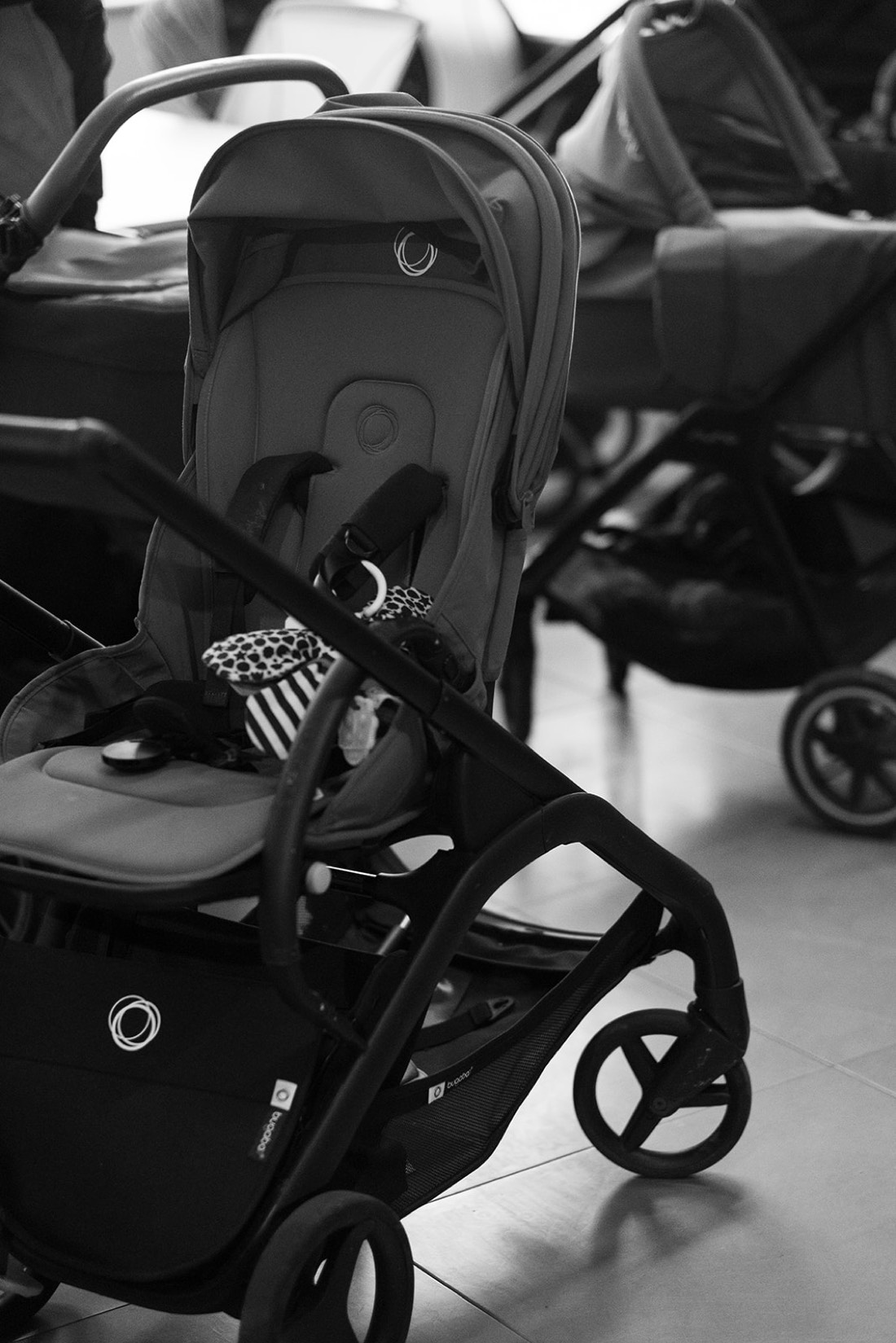 The pram park at the pilot